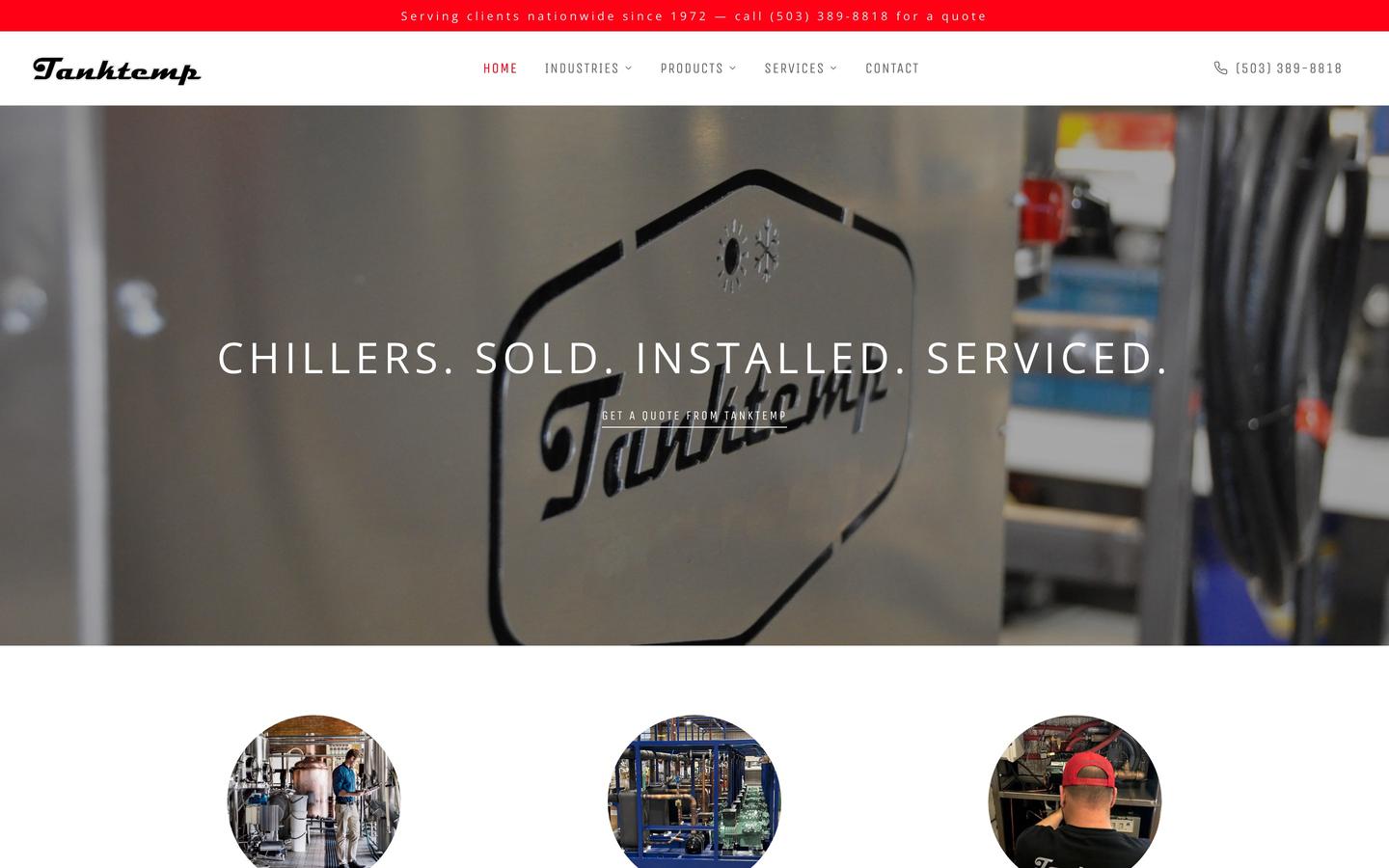 Tanktemp homepage