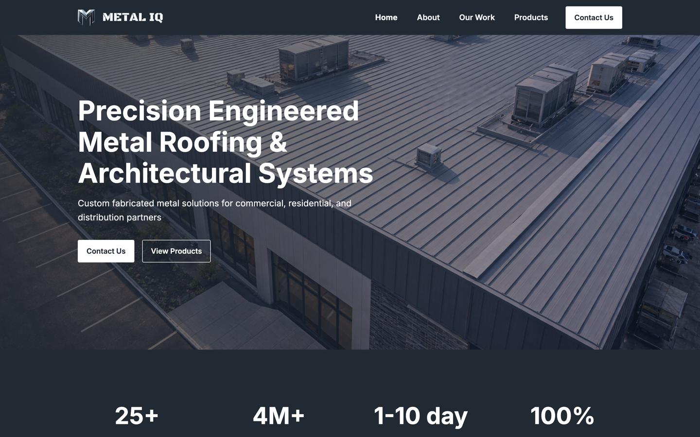 Metal IQ homepage